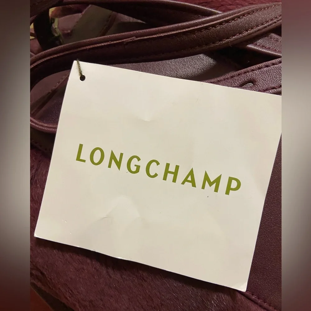 Longchamp Give Me A Hug Genuine Rabbit Fur Backpack